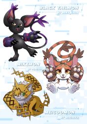 Rule 34 | blacktailmon, car, digimon, digimon (creature), fang, gloves, green eyes, highres, looking at viewer, meicoomon, mikemon, motor vehicle, tail