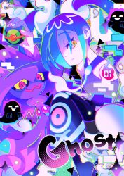 Rule 34 | 1girl, aqua hair, bare shoulders, creatures (company), detached sleeves, dusk ball, game freak, gen 4 pokemon, ghost, ghost miku (project voltage), glitch, grey shirt, hair over one eye, hatsune miku, highres, looking at viewer, mismagius, necktie, nintendo, pale skin, parted lips, poke ball, pokemon, pokemon (creature), pokemon tower ghost, project voltage, shirt, sowao., twintails, vocaloid, will-o&#039;-the-wisp (mythology), yellow eyes