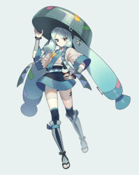 Rule 34 | 1girl, creatures (company), flute, game freak, hat, hatsune miku, highres, instrument, japanese clothes, mongguri, nintendo, pokemon, project voltage, soli, steel miku (project voltage), twintails, vocaloid