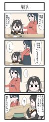 Rule 34 | 10s, 3girls, 4koma, blush, bowl, comic, curry, curry rice, diving mask, diving mask on head, elbow gloves, food, gaiko kujin, gloves, goggles, goggles on head, headgear, highres, houshou (kancolle), image sample, japanese clothes, kantai collection, maru-yu-san, maru-yu (kancolle), md5 mismatch, multiple girls, nagato (kancolle), resized, rice, rice bowl, simple background, translation request