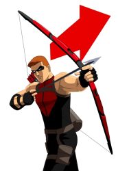 Rule 34 | 1boy, arrow (projectile), belt, bow (weapon), dc comics, domino mask, frown, image sample, male focus, mask, orange hair, pixiv sample, red arrow, resized, roy harper, solo, tataizou, weapon