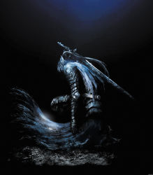 Rule 34 | 1boy, absurdres, armor, artorias the abysswalker, cape, damaged, dark, dark souls (series), dark souls i, from software, full armor, helmet, highres, huge weapon, knight, male focus, official art, solo, sword, torn cape, torn clothes, weapon