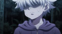 Rule 34 | 1boy, animated, animated gif, hunter x hunter, lowres, severed head, violence, white hair