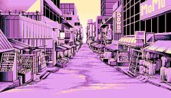 Rule 34 | 1990s (style), 5 jikanme no venus, fairy dust, game cg, limited palette, lowres, no humans, outdoors, pc98, pixel art, retro artstyle, road, street, tagme, window