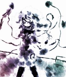 Rule 34 | 1girl, abstract, bad id, bad pixiv id, f7(eiki), female focus, houjuu nue, solo, speed painting, touhou