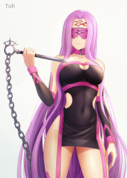 Rule 34 | 1girl, breasts, cleavage cutout, clothing cutout, fate/stay night, fate (series), highres, long hair, medusa (fate), medusa (rider) (fate), medusa (rider) (third ascension) (fate), solo, tofi, very long hair