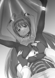 Rule 34 | 2girls, abutomato, akemi homura, anal fingering, anus, ass, bar censor, black hair, blush, bound, censored, clenched teeth, deep skin, fingering, fingerless gloves, gloves, grabbing another&#039;s ass, headband, highres, long hair, mahou shoujo madoka magica, monochrome, multiple girls, pantyhose, pussy, pussy juice, rape, restrained, spread legs, sweat, tears, teeth, thumb in ass, tomoe mami, torn clothes, torn pantyhose, yuri
