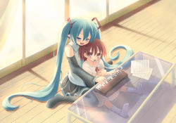 Rule 34 | hatsune miku, instrument, keyboard (instrument), long hair, melodica, ryo (botugo), tagme, twintails, very long hair, vocaloid