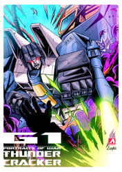 Rule 34 | 2boys, angry, aprostudioluque, arm cannon, autobot, bad end, battle, character name, clenched hand, commentary, cybertron, debris, decepticon, dirty, emblem, energy beam, energy cannon, english commentary, english text, glowing, glowing eyes, ink (medium), logo, mecha, multiple boys, official art, promotional art, red eyes, robot, science fiction, shouting, signature, teeth, thundercracker, traditional media, transformers, transformers: generation 1, upper body, weapon, when you see it