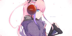 Rule 34 | 1girl, aosora kamiya, ar-15, assault rifle, black gloves, blue eyes, character name, denon, dress, fingerless gloves, girls&#039; frontline, gloves, gun, hair ornament, headphones, holding, holding gun, holding weapon, jacket, long hair, looking at viewer, military, multicolored hair, one side up, parted lips, petals, pink hair, portrait, rifle, scarf, side ponytail, simple background, solo, st ar-15 (girls&#039; frontline), streaked hair, weapon, wind