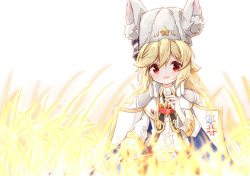 Rule 34 | 1girl, :d, absurdres, animal ear fluff, animal ears, animal hat, belt, belt buckle, black gloves, blonde hair, blurry, blurry foreground, blush, buckle, center frills, commentary request, cylinder, cylinder (weapon), depth of field, fingerless gloves, frills, gas-seal revolver, girls&#039; frontline, gloves, gun, hair between eyes, hand up, handgun, hat, highres, holding, holding gun, holding weapon, jacket, jacket on shoulders, long hair, long sleeves, matsuo (matuonoie), mod3 (girls&#039; frontline), nagant m1895, nagant revolver (girls&#039; frontline), nagant revolver (mod3) (girls&#039; frontline), name connection, object namesake, open mouth, red belt, red eyes, revolver, shirt, single glove, smile, solo, star (symbol), weapon, white background, white hat, white jacket, white shirt