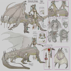 Rule 34 | 1girl, centauroid, character sheet, dragon girl, dragon wings, female focus, giant, giantess, kiguryu, monster girl, solo, taur, wings