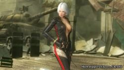 Rule 34 | 1girl, 3d, alternate color, breasts, christie (doa), dead or alive, dead or alive 5, large breasts, official art, solo, tecmo, white hair