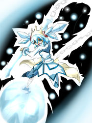 Rule 34 | blizzard princess, blue hair, duel monster, ice, monster, weapon, yu-gi-oh!