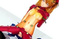 Rule 34 | 00s, 3d, animated, animated gif, blue eyes, bouncing breasts, breasts, censored, clothed sex, cowgirl position, evangelion: 2.0 you can (not) advance, girl on top, grinding, hair ornament, ikari shinji, lowres, navel, neon genesis evangelion, orange hair, penis, plugsuit, pussy, rebuild of evangelion, sex, souryuu asuka langley, straddling, test plugsuit, transparent
