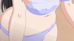 Rule 34 | animated, animated gif, bra, breasts, jitaku keibiin, katsuragi sayaka, large breasts, lowres, panties, recording, underwear