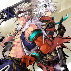 Rule 34 | 00s, 2boys, dungeon and fighter, gun, gunner (dungeon and fighter), multiple boys, slayer (dungeon and fighter), sword, weapon, white hair