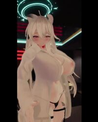 Rule 34 | 1girl, 3d, animated, audible music, breasts, large breasts, sound, tagme, video, vrchat