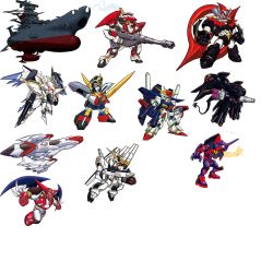 Rule 34 | arm cannon, arm slave (mecha), armor, arx-8 laevatein, black selena, char&#039;s counterattack, chibi, clenched hand, clenched hands, cross ange, crossover, eva 01, evangelion: 3.0 you can (not) redo, fin funnels, getter robo, glowing armor, green eyes, gun, gundam, gundam zz, holding, holding gun, holding sword, holding weapon, kidou senkan nadesico, kidou senkan nadesico - prince of darkness, mazinger (series), mazinger zero (mecha), mecha, mecha focus, mechanical wings, might gaine, mobile suit, multiple crossover, nadesico (kidou senkan nadesico), neon genesis evangelion, no humans, nu gundam, official art, rebuild of evangelion, robot, science fiction, shin getter-1, shin getter robo, shin mazinger zero, spacecraft, standing, super robot, super robot wars, super robot wars v, sword, transparent background, uchuu senkan yamato, uchuu senkan yamato 2199, v-fin, villkiss (cross ange), visor, weapon, wings, yamato (uchuu senkan yamato), yellow eyes, yuusha series, yuusha tokkyuu might gaine, zz gundam