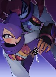 Rule 34 | claws, cum, doggystyle, highres, nights (character), nights into dreams, reala (nights), sex, sex from behind