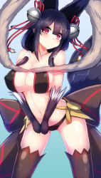 Rule 34 | 1girl, animal ears, bell, breasts, cosplay, erune, fox ears, fox tail, granblue fantasy, hair bell, hair ornament, kantai collection, large breasts, long hair, looking at viewer, red eyes, smile, solo, taigei (kancolle), tail, tenken (gotannda), yuel (granblue fantasy), yuel (granblue fantasy) (cosplay)