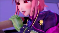 Rule 34 | 1boy, 1girl, 3d, 6pa mmd, animated, braid, breasts, breath, censored, cum, ejaculation, fate/grand order, fate (series), femdom, florence nightingale (fate), florence nightingale (trick or treatment) (fate), gloves, handjob, highres, huge breasts, kissing penis, nipples, penis, pink eyes, pink hair, solo, sound, tagme, teasing, video