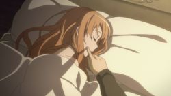 Rule 34 | 10s, animated, animated gif, asuna (sao), bed, brown hair, long hair, lowres, poking, sword art online