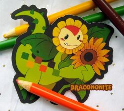 Rule 34 | digimon, digimon (creature), flower, leaf, petals, sunflower, sunflowmon, tail