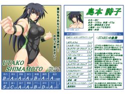 Rule 34 | black hair, blue eyes, long hair, muscular, original, shimamoto utako, tagme, taroimo (00120014), translation request