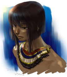 Rule 34 | 1boy, ancient egypt, artist request, black hair, dark skin, egyptian, male focus, original, portrait, solo