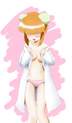 Rule 34 | acchi kocchi, blush, censored, katase mayoi, panties, shirt, underwear, white shirt