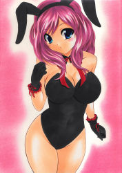 Rule 34 | animal ears, blush, breasts, cleavage, highres, playboy bunny, tagme, yadokari genpachirou