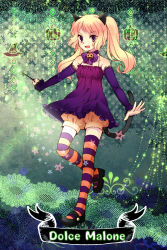 Rule 34 | 1girl, animal ears, blonde hair, bloomers, bow, cat ears, cat tail, character request, collar, halloween, hat, highres, jack-o&#039;-lantern, mary janes, open mouth, pixiv hogwarts, pumpkin, purple eyes, shoes, solo, source request, striped clothes, striped thighhighs, tail, tenteko (darasido), thighhighs, underwear, wand, witch hat