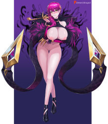 Rule 34 | absurdres, breasts, evelynn (league of legends), hella p, highres, large breasts, league of legends, nipples, tagme