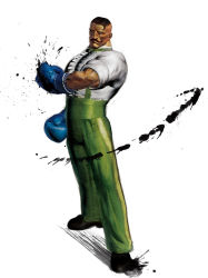 Rule 34 | 1boy, boxing, boxing gloves, capcom, dudley, flower, ikeno daigo, male focus, manly, official art, solo, street fighter, street fighter iii (series), street fighter iv (series), suspenders