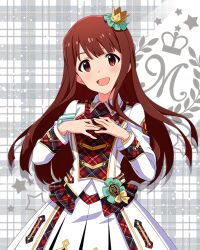 Rule 34 | 1girl, brown eyes, brown hair, card (medium), idolmaster, idolmaster million live!, idolmaster million live! theater days, official art, open mouth, re prologue x (idolmaster), solo, tanaka kotoha