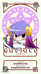 Rule 34 | 1girl, card (medium), character name, guchuko, mahou sensei negima!, mars symbol, pactio, parody, potemayo, solo