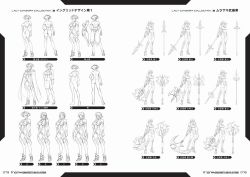 Rule 34 | 00s, 2girls, artbook, ass, back, bodysuit, breasts, butt crack, character request, character sheet, concept art, female focus, kagami hirotaka, large breasts, leotard, lilith-soft, long hair, looking at viewer, monochrome, multiple girls, nipples, no bra, nude, official art, scan, simple background, standing, sweat, taimanin (series), taimanin asagi, text focus, yatsu murasaki