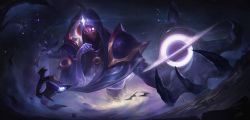 Rule 34 | 1boy, absurdres, armor, dark cosmic jhin, fzed, glowing, glowing eye, highres, hood, hood up, jhin, league of legends, looking at viewer, male focus, mask, shoulder plates, solo, space, upper body