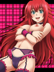 Rule 34 | 10s, awa, blue eyes, breasts, cameltoe, cleft of venus, high school dxd, large breasts, long hair, nipples, red hair, rias gremory