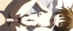 Rule 34 | 00s, 1boy, 1girl, animated, animated gif, bed, breasts, hetero, itou makoto, katou otome, missionary, nipples, nude, penis, pubic hair, school days, sex, small breasts, uncensored, vaginal
