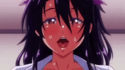 Rule 34 | 1girl, ahegao, animated, animated gif, bouncing breasts, breasts, bunnywalker, demon girl, inseki, large areolae, large breasts, lowres, nipples, purple eyes, purple hair, sex, stepmother, succubus yondara haha ga kita!?, sweat, t-rex (animation studio)