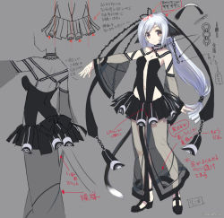 Rule 34 | 1girl, absurdly long hair, ainu clothes, amazuyu tatsuki, animal ears, aquaplus, arm up, black tail, breasts, cat tail, chain, choker, cleavage, concept art, dress, earrings, fingernails, from behind, full body, gradient eyes, gradient hair, hair ornament, heels, high ponytail, jewelry, kuon (utawarerumono), kuon tenshi, long hair, looking at viewer, low-tied long hair, medium breasts, midriff, mitsumi misato, multicolored eyes, multicolored hair, multiple views, official art, ponytail, raised eyebrows, red eyes, rinne, see-through, see-through dress, see-through skirt, see-through sleeves, sidelocks, silver hair, skirt, spoilers, swept bangs, tail, thighs, toned, toned female, translation request, utawarerumono, utawarerumono: futari no hakuoro, utawarerumono: lost flag, very long hair, white hair, yellow eyes