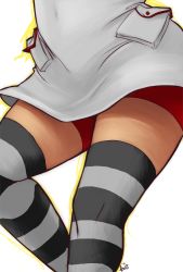 Rule 34 | 1girl, gorillaz, legs, noodle (gorillaz), simple background, solo, thighhighs, white background