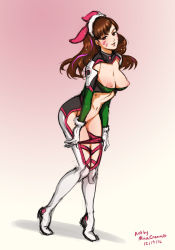 Rule 34 | 1girl, adapted costume, animal ears, artist name, bodysuit, bra, breasts, brown eyes, brown hair, center opening, cleavage, d.va (overwatch), dated, facial mark, fake animal ears, full body, gloves, hairband, long hair, looking at viewer, matching hair/eyes, medium breasts, mina cream, navel, nipple slip, nipples, overwatch, overwatch 1, panties, panty pull, parted lips, pilot suit, pulling own clothes, shelf bra, simple background, solo, standing, swept bangs, underwear, undressing, whisker markings, white gloves
