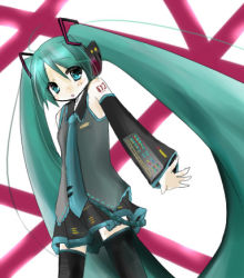 Rule 34 | hatsune miku, lowres, tagme, thighhighs, vocaloid