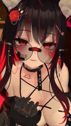 Rule 34 | 1girl, 3d, animated, audible music, bouncing breasts, breasts, cleavage, highres, large breasts, solo, sound, tagme, thighs, video, vrchat