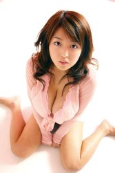 Rule 34 | 1girl, asian, barefoot, between breasts, bikini, bikini top only, blouse, blurry, bottomless, breast hold, breast press, breast suppress, breasts, breasts squeezed together, brown hair, cleavage, crotch, curvy, depth of field, dyed hair, from above, hanging breasts, harada ourei, highres, hip focus, huge breasts, japanese (nationality), lingerie, long hair, looking at viewer, micro bikini, photo (medium), pink theme, plump, ribbon, shade, shirt, sitting, solo, spread legs, squeezing, swimsuit, thick thighs, thigh gap, thighs, tight clothes, transparent, underboob, underwear, undressing, wariza, wide hips
