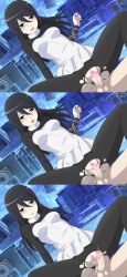 black_eyes black_hair cum cum_in_pussy digimon digimon_story:_cyber_sleuth kamishiro_yuuko long_hair