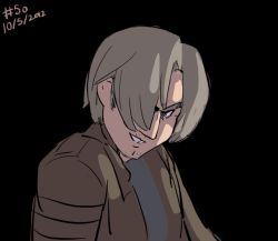 Rule 34 | 1boy, 2012, animated, animated gif, blue eyes, brown hair, dated, facial hair, hair over one eye, junkpuyo, leon s. kennedy, male focus, resident evil, resident evil 6, solo, stubble, thumbs up